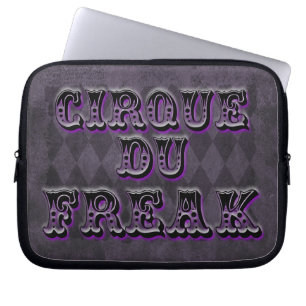 Gothic Argyle Cirque Du Freak Laptop Sleeve