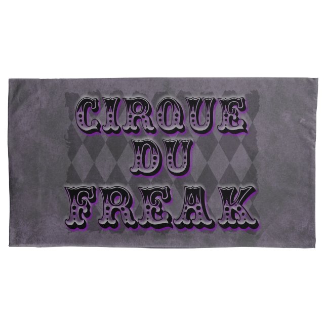 Gothic Argyle Cirque Du Freak Pillowcase (Front-Left)