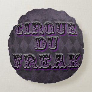 Gothic Argyle Cirque Du Freak Round Cushion