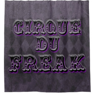 Gothic Argyle Cirque Du Freak Shower Curtain