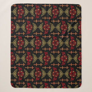 Gothic Art Accessories Sherpa Blanket