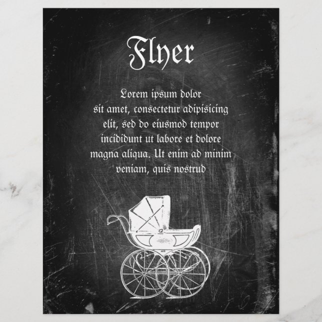 Gothic Baby Carriage Flyer (Front)