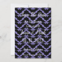 Gothic Bat Halloween Wedding