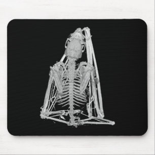 Gothic Bat Skeleton Mouse Pad