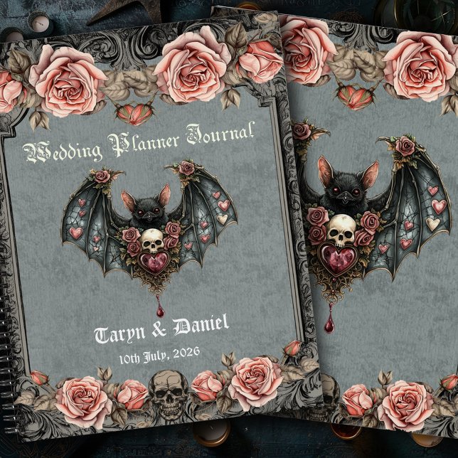 Gothic Bat Wedding Planner Journal (Creator Uploaded)