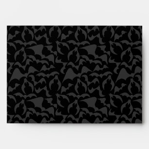 Gothic Bats Vampire Pattern Envelope