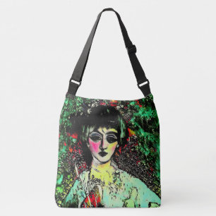 Gothic Beauty Portrait  Crossbody Bag