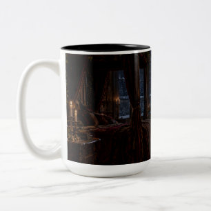 Gothic Bedroom Hearth Black Mug Soothing Savage