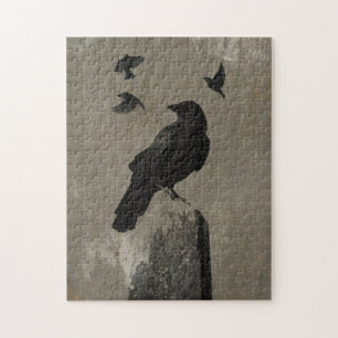 Gothic Birds Jigsaw Puzzle