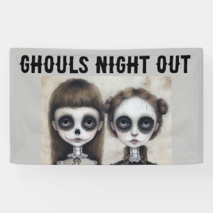 GOTHIC BIRTHDAY PARTY GOTH GIRL BANNER