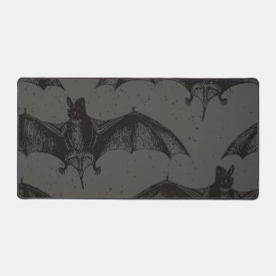 Gothic Black Bats - Gaming, Dorm, Office Desk Mat