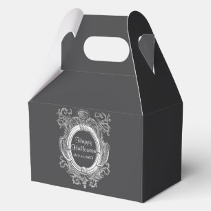 Gothic Black Halloween Party Favour Box