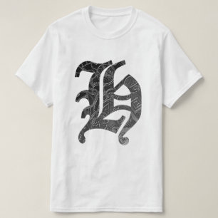 Gothic black letter ‘H’ T-Shirt