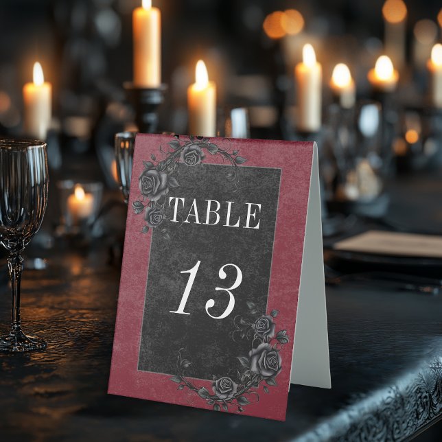 Gothic Black Raven & Black Roses Wine Wedding (Creator Uploaded)