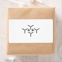 Gothic Blade Pattern Label