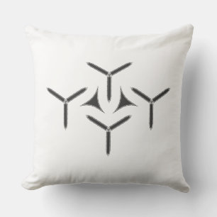 Gothic Blade Throw Pillow