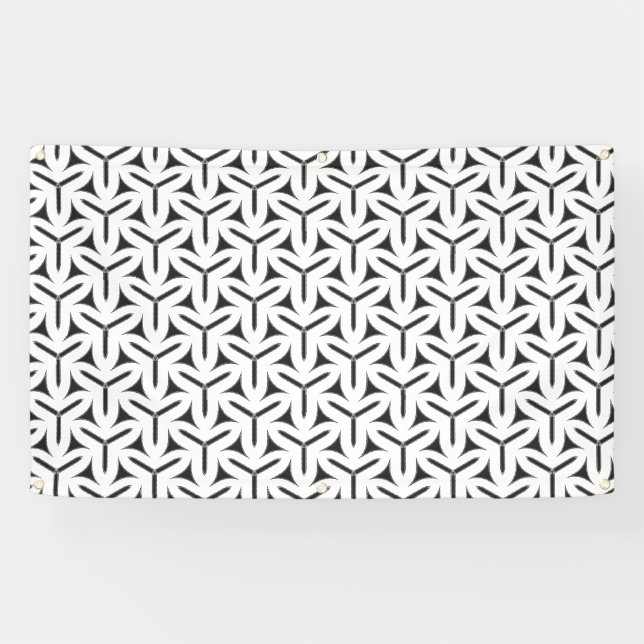 Gothic Blades Pattern Banner (Horizontal)