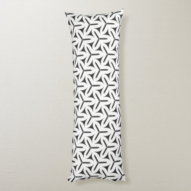 Gothic Blades Pattern Body Pillow (Back (Vertical))