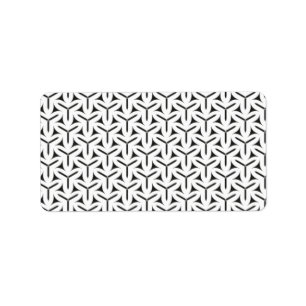 Gothic Blades Pattern Label