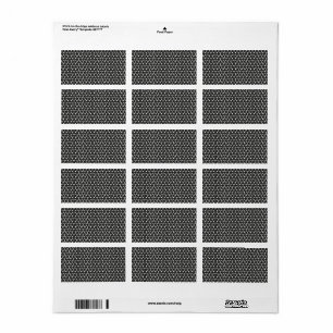Gothic Blades Pattern Label