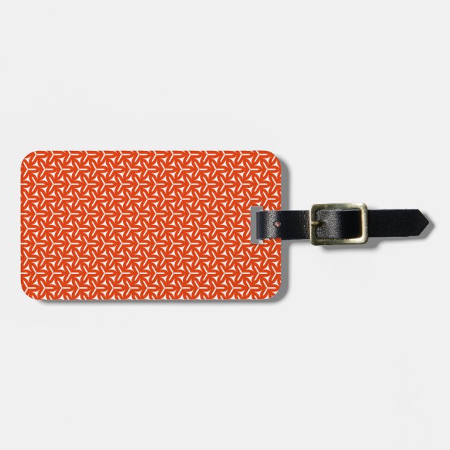 Gothic Blades Pattern Luggage Tag (Front Horizontal)