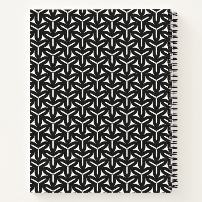 Gothic Blades Pattern Notebook (Back)