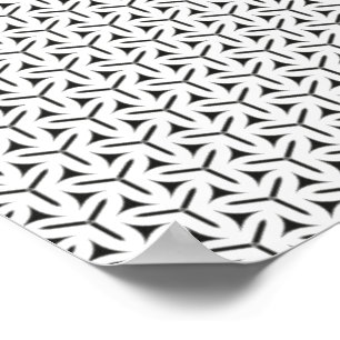 Gothic Blades Pattern Poster