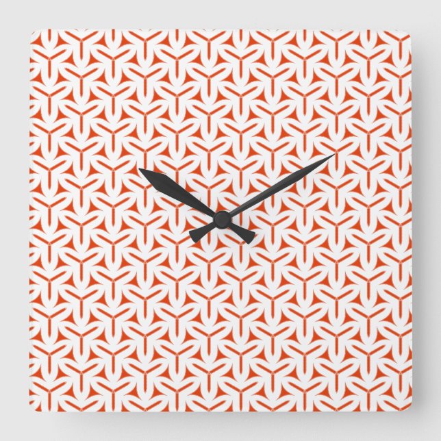 Gothic Blades Pattern Round Clock (Front)