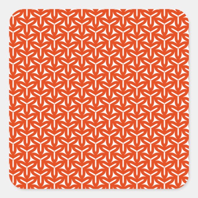 Gothic Blades Pattern Square Sticker (Front)