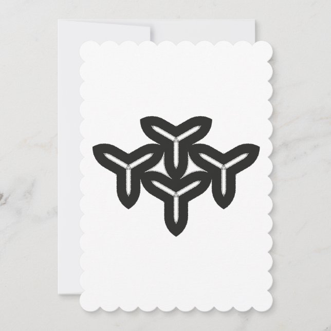 Gothic Blades Thank You Card (Front)