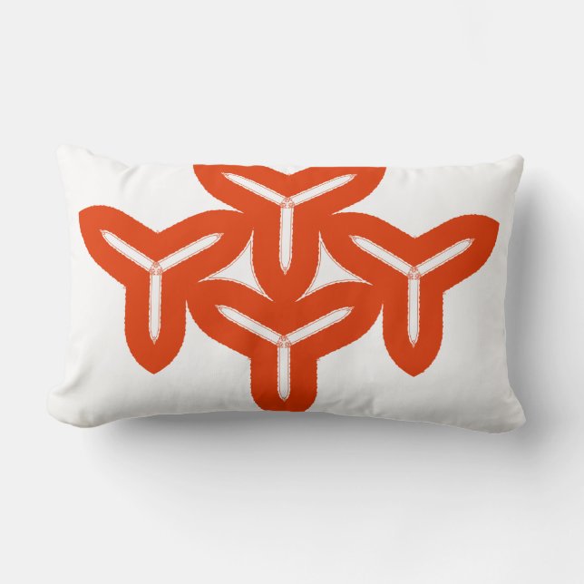 Gothic Blades Throw Pillow (Front)