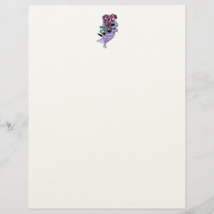 Gothic Bouquet Letterhead