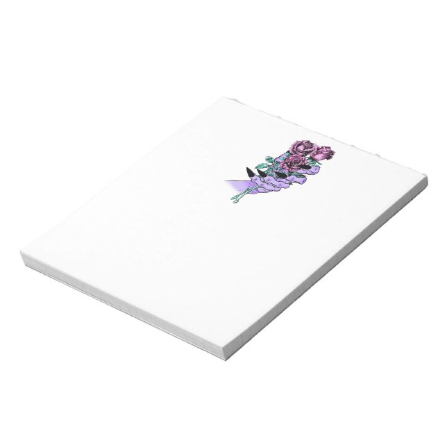 Gothic Bouquet Notepad (Rotated)