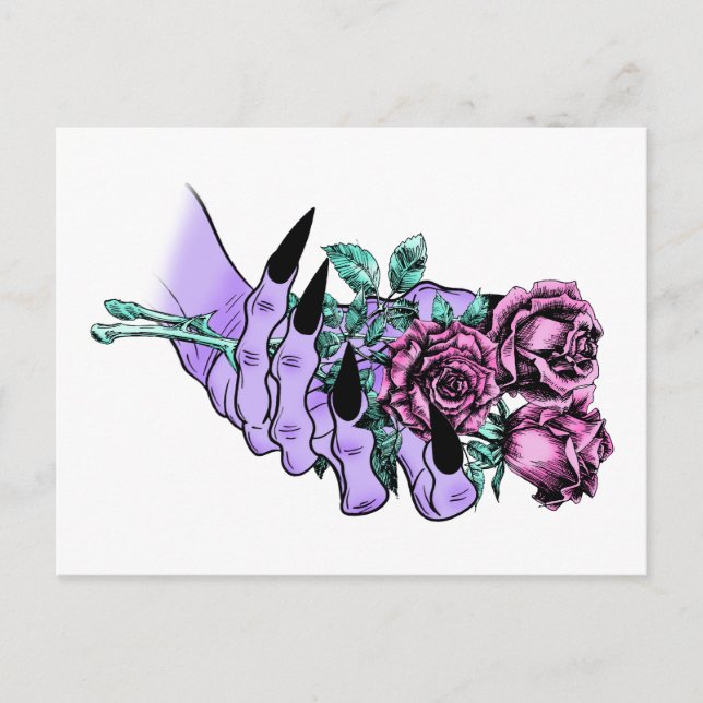 Gothic Bouquet Postcard (Front)