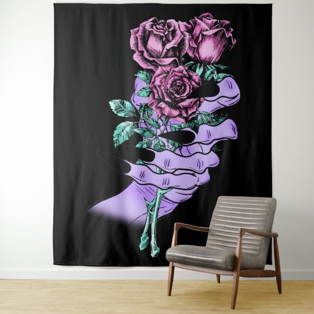 Gothic Bouquet Tapestry (In Situ)