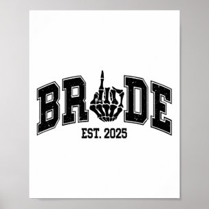 Gothic Bride Groom 2025 Spooky Halloween Couples M Poster