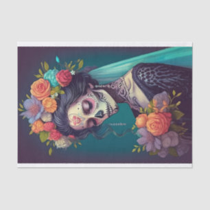 Gothic Bride in Lonely Tears,  Tissue Paper