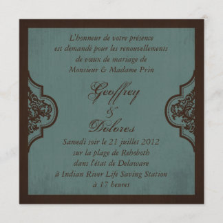 Gothic Bride Wedding Invite Square_Dolores