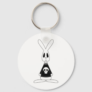 Gothic Bunny Lucien Key Ring