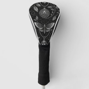 Gothic Butterfly Floral Pattern (3) Golf Head Cover