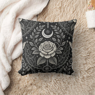 Gothic Butterfly Floral Pattern (4) Cushion