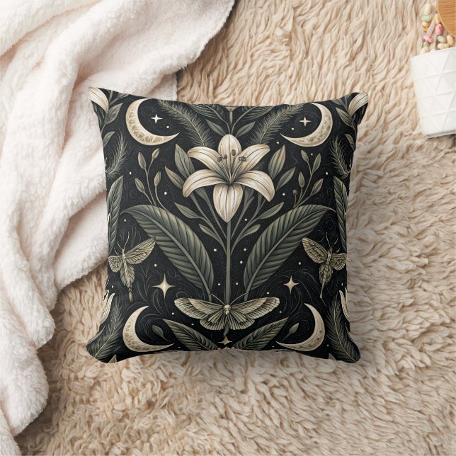 Gothic Butterfly Floral Pattern (5) Cushion (Blanket)