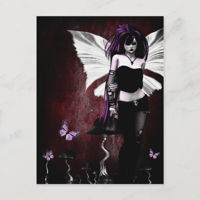 Gothic Butterfly Postcard (Front)