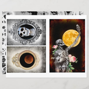 Gothic cards for scrapbook paper