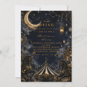 Gothic Carnival Halloween Party Invitation