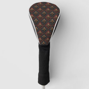 Gothic Carved Woodwork Pattern (2) Golf Head Cover