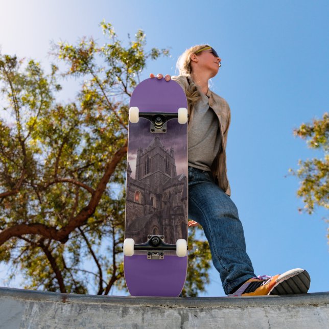 GOTHIC CASTLE PURPLE SKATEBOARDS (Outdoor 1)