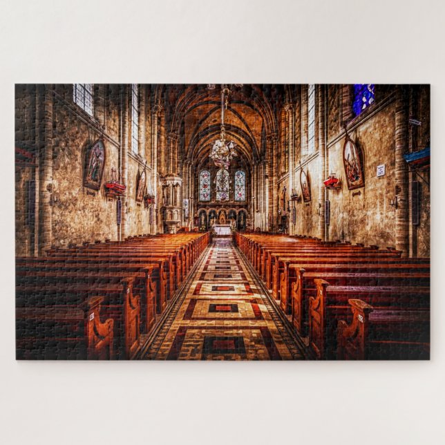 Gothic Cathedral Jigsaw Puzzle (Horizontal)