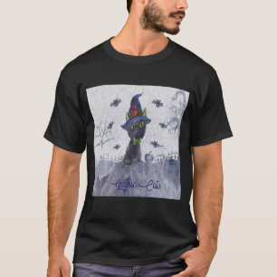 Gothic Cats Themes Design T-Shirt