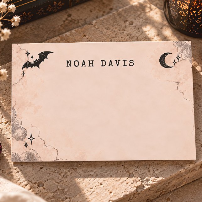 Gothic Celestial Bat Card (Creator Uploaded)
